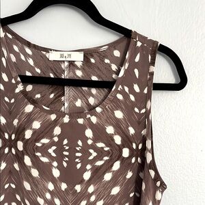 Fawn Print Midi Dress NWOT